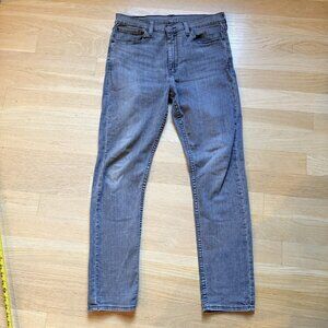 Levis 510 Mens Slim Fit Skinny Leg Stretch Jeans 34x29 Caldera Gray Light Wash